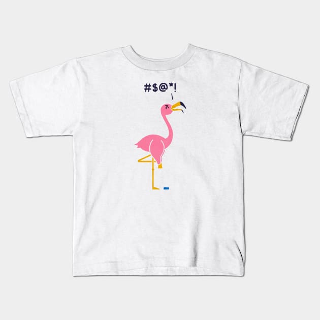 Ouch Kids T-Shirt by HandsOffMyDinosaur